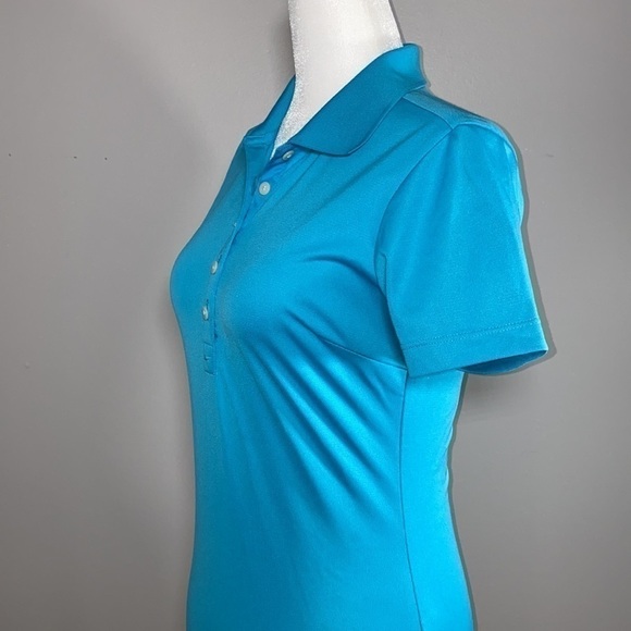 Nike Polo Golf Shirt Dry-Fit Blue - Picture 5 of 14